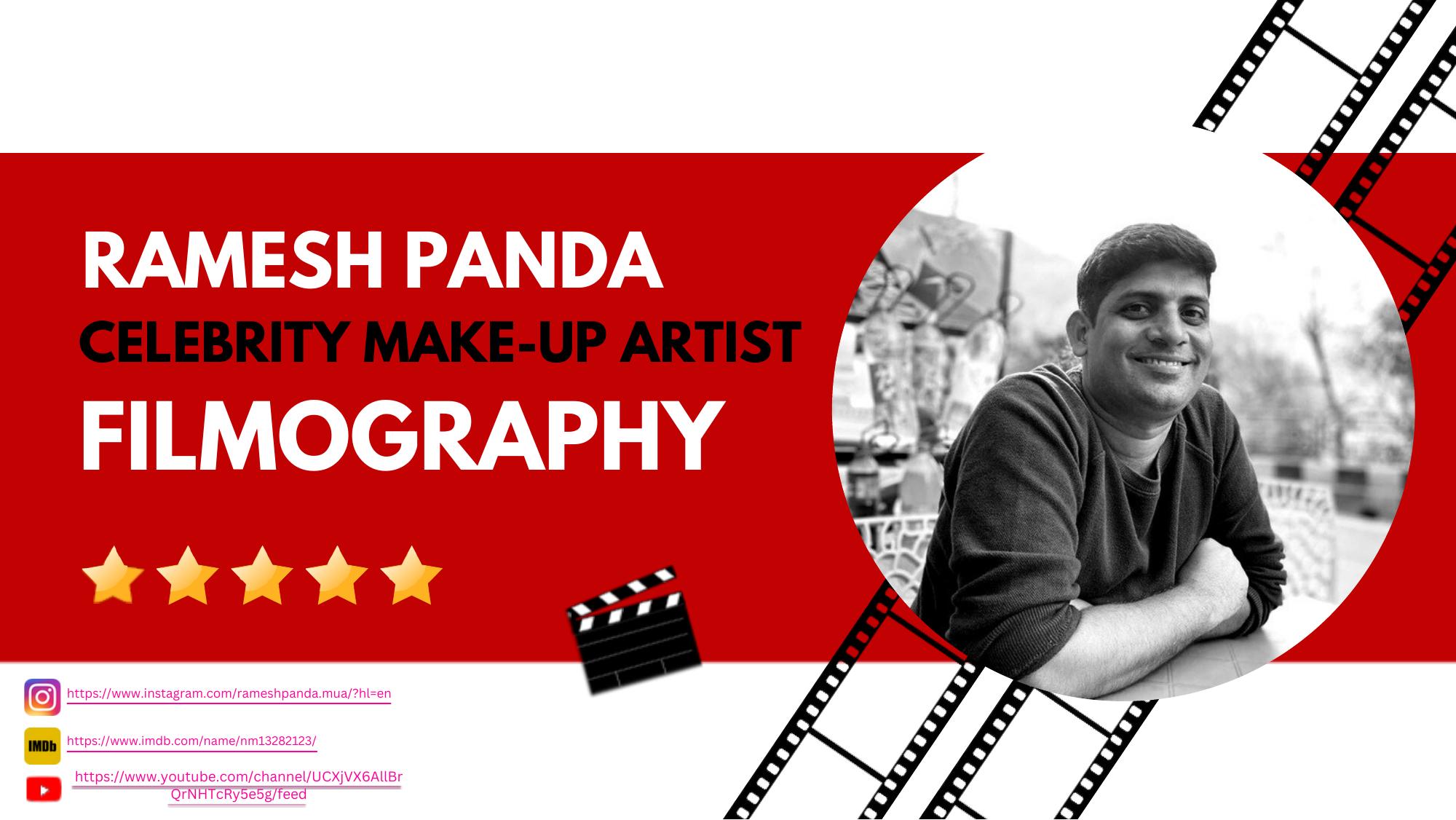 Filmography portfolio cover